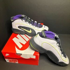 Nike High-Top Sneakers - Purple, Black, and Green